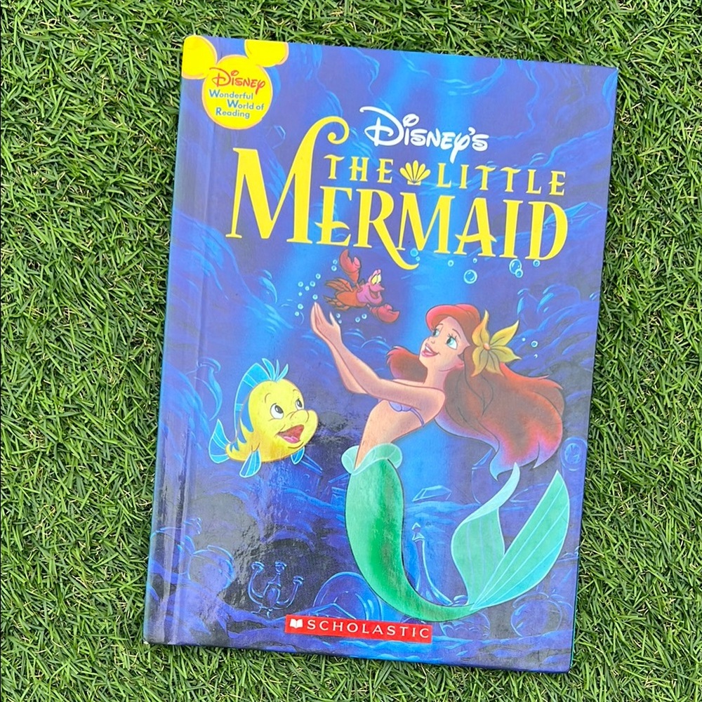 📚 3/$21 📚 VINTAGE Disney's The Little Mermaid book Wonderful World of Reading
